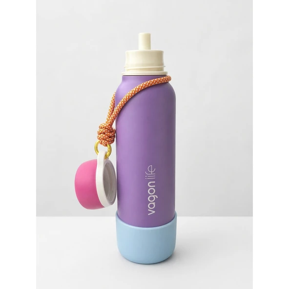 VGN-1106 750 ml Çelik Termos Mor - Resim 2
