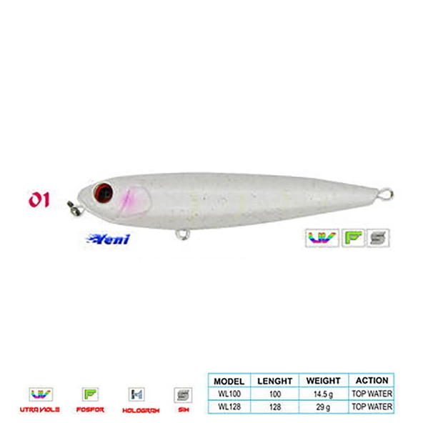 Wily PANCHO CL:Mor Yanak UV 100mm 14,5gr Top Water ürün görseli 1