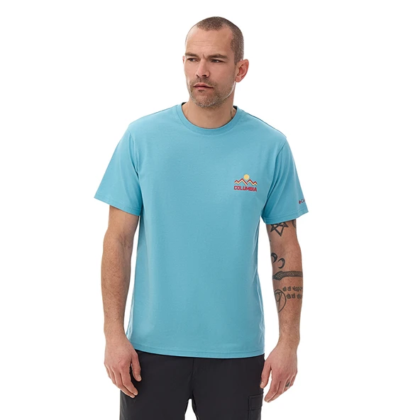 Columbia CSC M RAINBOW RIDGE SS TEE Erkek Kısa Kollu T-Shirt CS0482 ürün görseli 1