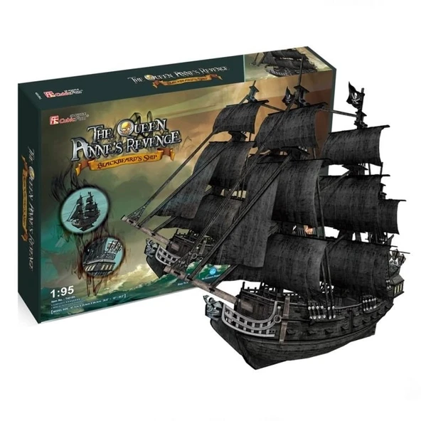 The Queen Anne'S Revenge 3D Puzzle ürün görseli 1