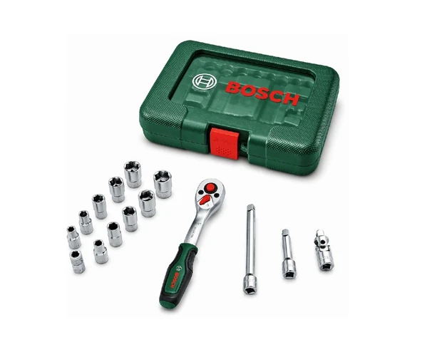 Bosch 1/4" Cırcır Seti 15 Parça ürün görseli 1