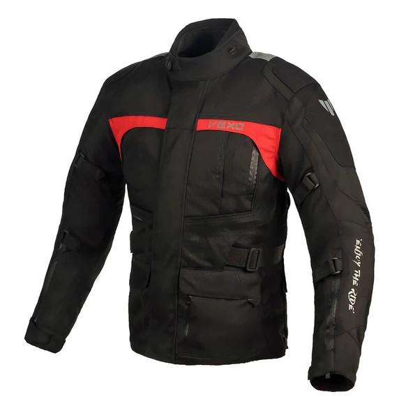 Vexo Adventure H20 4 Mevsim Motosiklet Montu Kırmızı ürün görseli 1