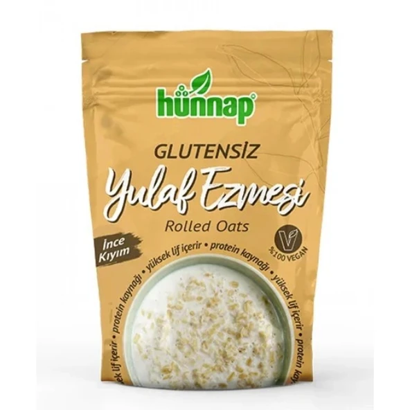 Hünnap Glutensiz İnce Kıyım Yulaf Ezmasi 300 Gr ürün görseli 1