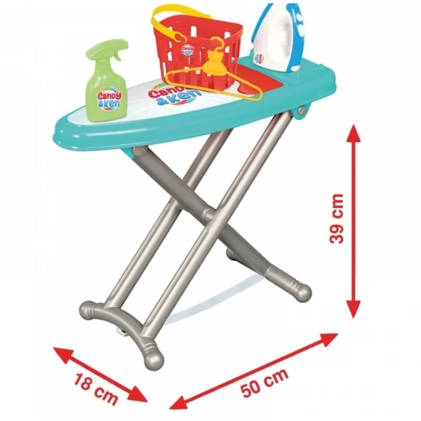 Dede Candy Ütü Masası Oyuncak Seti 01512 - Resim 2