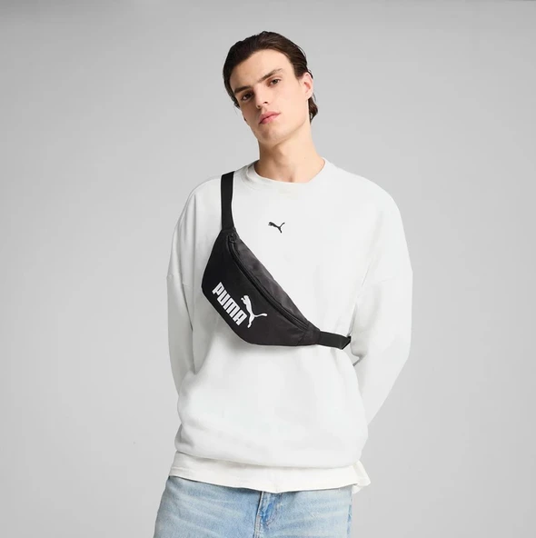 Puma PHASE Waist Bag Unisex Siyah Spor Bel Çantası - 091165 01 ürün görseli 1