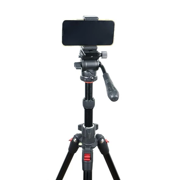 Digipod E-2241TP + VH-02W Video Tripod Kiti - Resim 6