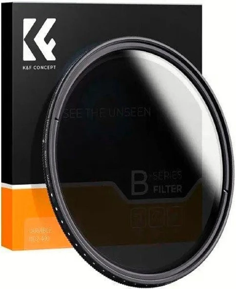 K&F Concept 67mm B-SERIES ND2-ND400 (1 ile 9 Stop) ND Filtre ürün görseli 1