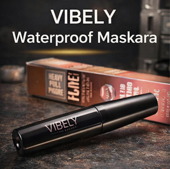 VIBELY Waterproof Maskara Big Volume Kirpik Uzatıcı Dolgunlaştırıcı Siyah ürün görseli 1
