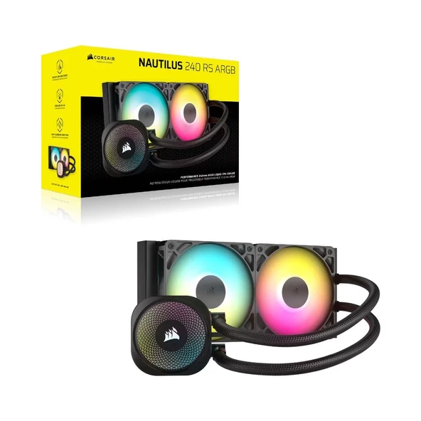 Corsair Nautilus 240 RS ARGB CW-9060092-WW İşlemci Sıvı Soğutucu ürün görseli 1