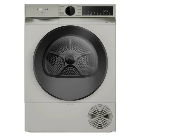 SİEMENS WQ42J20XTR iQ500 Isı Pompalı Kurutma Makinesi 9 kg Gümüş ürün görseli 1
