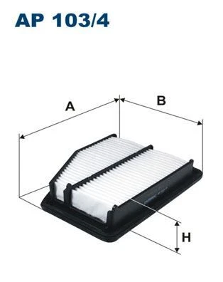 FILTRON HAVA FILTRESI HONDA CİVİC IX 1.6İ VTEC-1.8İ VTEC 12--> ürün görseli 1