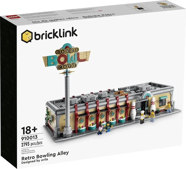 LEGO Bricklink Retro Bowling Alley Set 910013 ürün görseli 1