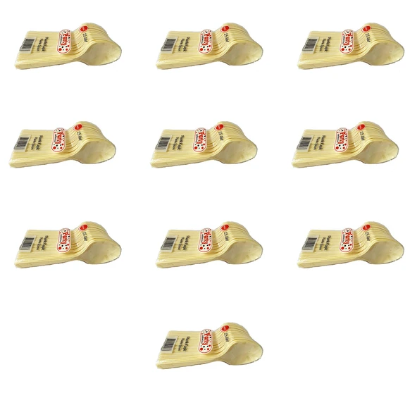 Plastik Krem Renk Kaşık - Parti Davet Piknik Çorba Yemek Kaşığı - 18 Cm. - 25 Adetlik 10 Paket ürün görseli 1