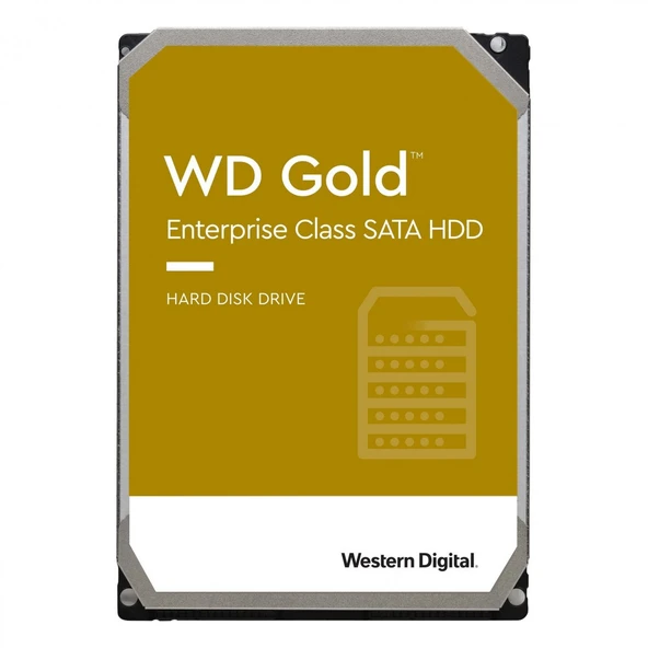 Western Digital WD Gold Kurumsal Sınıf Sabit Sürücü, Sınıf 7200 RPM, SATA 6 GB/s, 512 MB önbellek, 3,5" WD103KRYZ ürün görseli 1