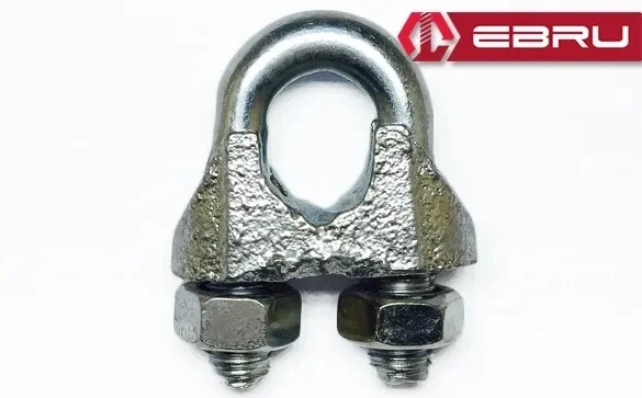 Çelik Halat Bağlama, Düğüm, Klemens 6 Mm - 50 Adet ürün görseli 1