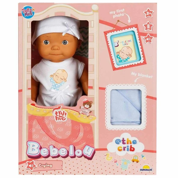 5683 Sesli Hoş Geldin Bebeği 30 cm -NessiWorld ürün görseli 1
