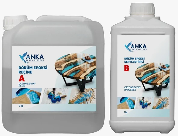 Anka Döküm Tipi Epoksi Reçine   3kg ürün görseli 1