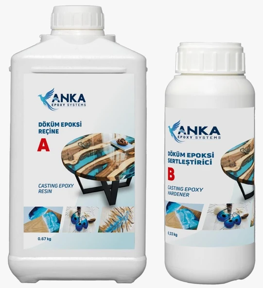Anka Döküm Tipi Epoksi Reçine   1kg ürün görseli 1