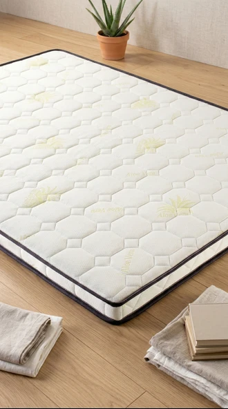 ARTEX Visco Şilte 120x200 Yer Yatağı Aloe 9 +-1cm Cm Ped Yatak Şiltesi Pedi Topper Mattress ürün görseli 1