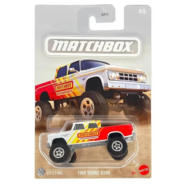 Matchbox  Temalı Arabalar - 1968 DODGE D200 JCG48-GGF12 ürün görseli 1