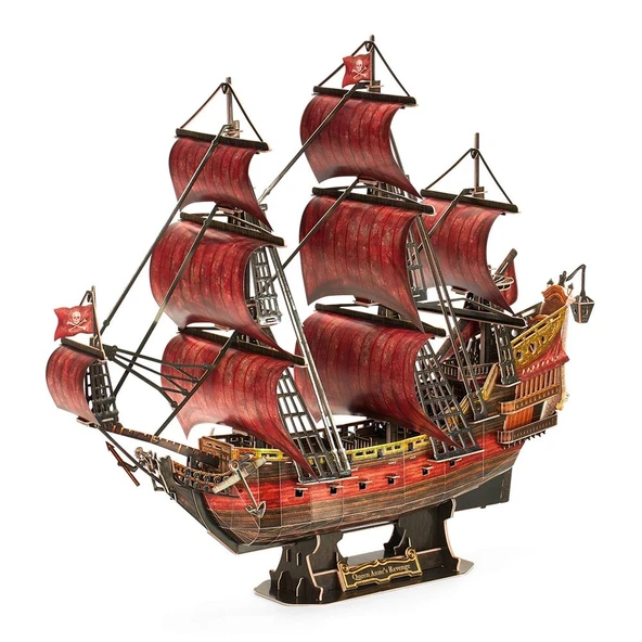 Queen Anne's Revenge Gemisi 3D Puzzle T4040h ürün görseli 1