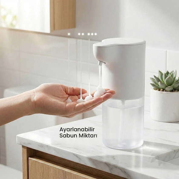 Neutron NTL-JD-35ML Sensörlü Otomatik Akıllı Sıvı Sabunluk Şarjlı Sabunluk ürün görseli 1