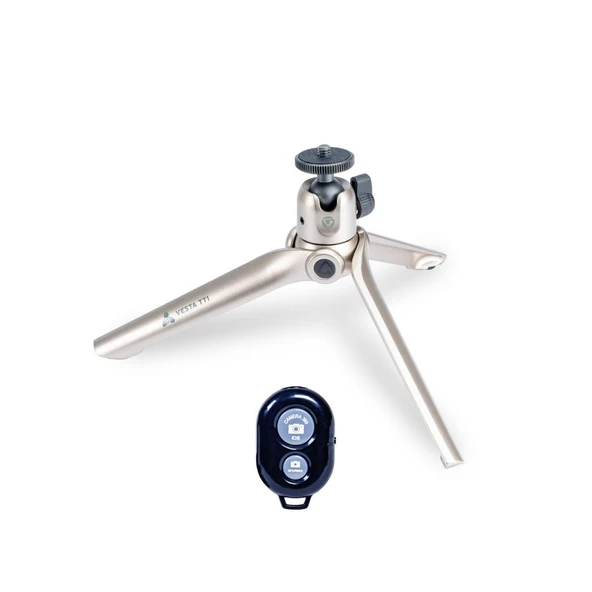 Vanguard Vesta TT1 Champaigne Mini Tripod ürün görseli 1