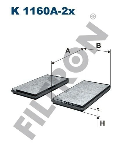 FILTRON KARBONLU POLEN FILTRESI BMW E60-E61 E63-E64 (ÇİFTLİ) ürün görseli 1