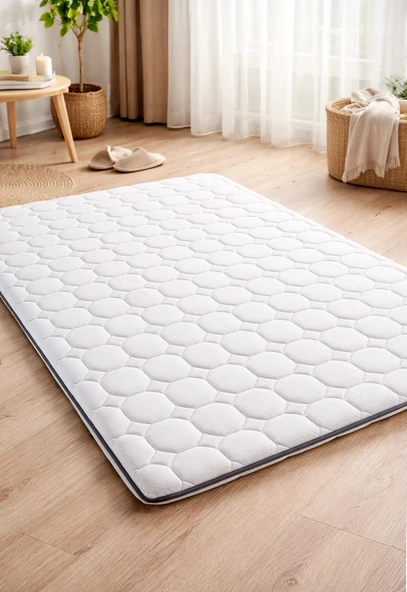 ARTEX Yer Yatağı 5cm Sünger Şilte 160x200 Ped Yatak Şiltesi Pedi Topper Sade ürün görseli 1