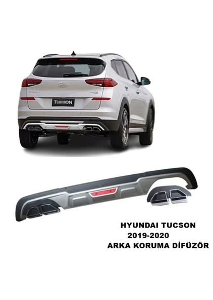 HYUNDAI TUCSON 2019 2020 ARKA Tampon Koruması Difüzör ürün görseli 1