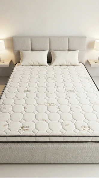 ARTEX Visco Şilte 180x200 Yer Yatağı Cotton 9 +-1cm Cm Ped Yatak Şiltesi Pedi Topper Mattress ürün görseli 1