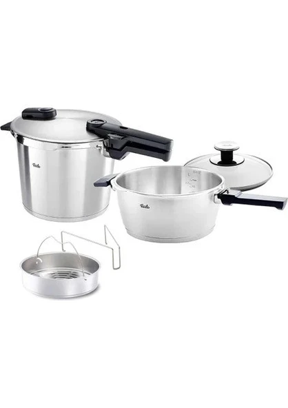 Fissler Vitaquick Premium 8 lt + 4 lt Düdüklü Tencere ürün görseli 1