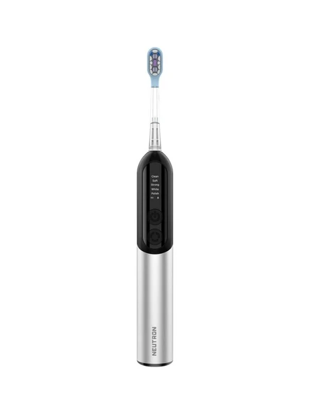 Neutron NTL-TB-12PS Şarjlı Sonik Diş Fırçası Dijital Ekranlı Şarjlı Diş Fırçası Silver Gümüş ürün görseli 1