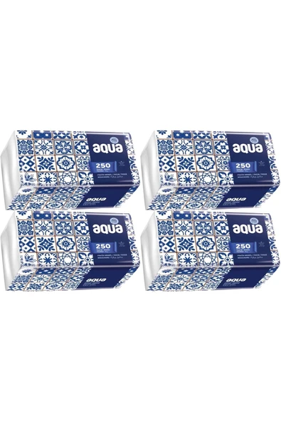 Pratik Mendil 250 Yaprak Tekli Pk (4 Lü Set) ürün görseli 1