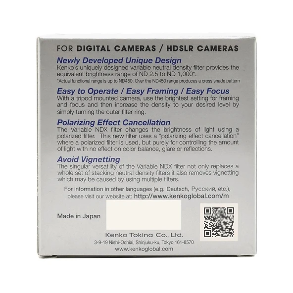 Kenko 77mm Variable NDX Filtre - Resim 4