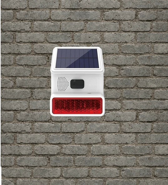 Akıllı Alarm Sistemleri Obiem Güneş Enerjili Dış Mekan Sireni ürün görseli 1