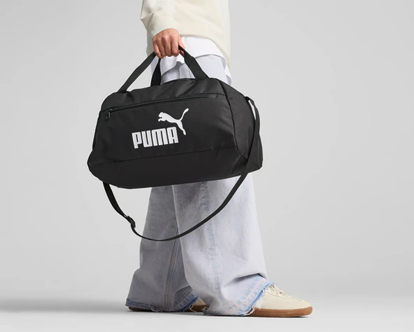 Puma PHASE Small Sports Bag 22L Unisex Siyah Spor Çanta - 091167 01 ürün görseli 1