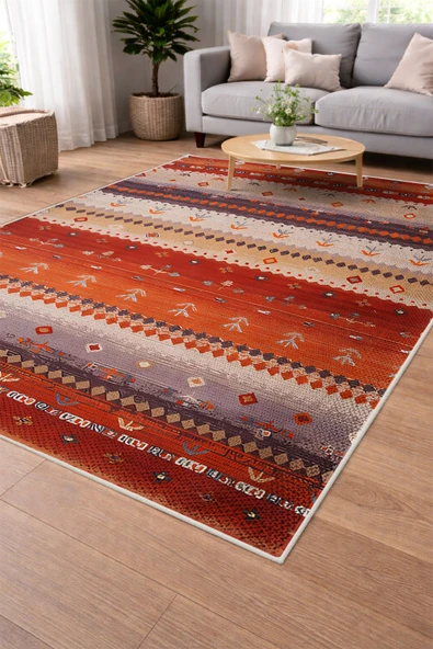 Modern Sisal Serisi Dijital Baskı Sisal Dokuma Halı SLH043 RENKLİ 160 X 230 ürün görseli 1