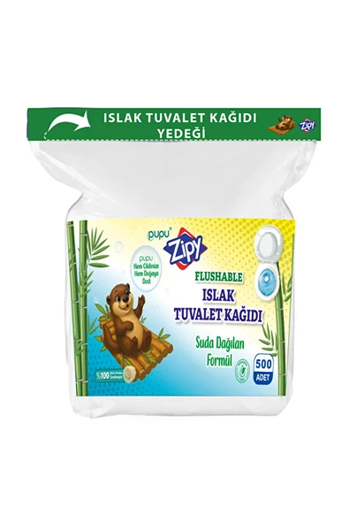 500 ADETLİ YEDEK ISLAK TUVALET KAĞIDI DOYPAK AMBALAJ SUDA DAĞILAN ürün görseli 1