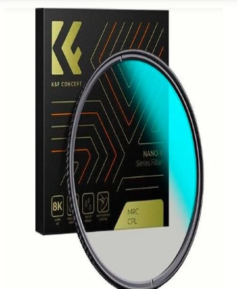 K&F Concept Polarizasyon Filtresi 77mm CPL Filtre MRC 28x Sertleştirilmiş Nano-X Serisi ürün görseli 1