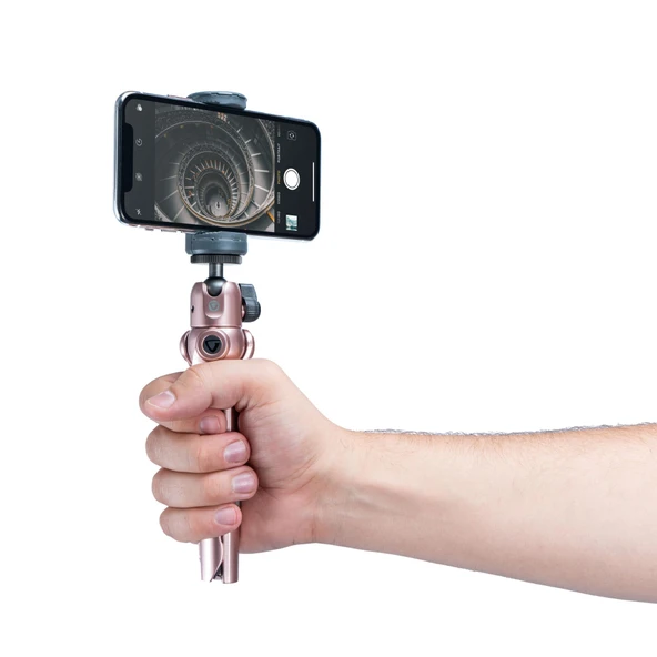Vanguard Vesta TT1 Rose Gold Mini Tripod - Resim 7