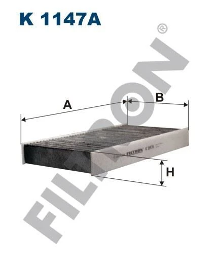 FILTRON POLEN FILTRESI P407-C5 II-C6 04/04--> KARBONLU #### ürün görseli 1