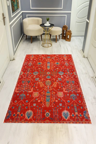Modern Sisal Serisi Dijital Baskı Sisal Dokuma Halı SLH042 RENKLİ 80 X 200 ürün görseli 1
