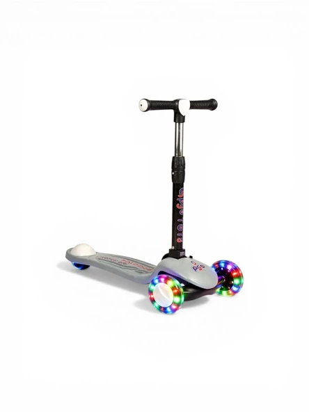 Pro Işıklı ve Katlanabilir 3 Tekerlekli Çocuk Scooter 3+YAŞ 50 KG Kapasite ürün görseli 1
