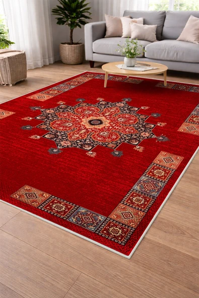 Modern Sisal Serisi Dijital Baskı Sisal Dokuma Halı SLH037 RENKLİ 120 X 180 ürün görseli 1