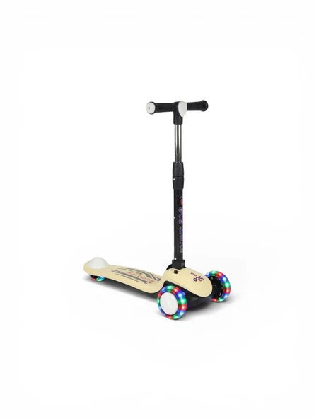 Pro Işıklı ve Katlanabilir 3 Tekerlekli Çocuk Scooter 3+YAŞ 50 KG Kapasite ürün görseli 1