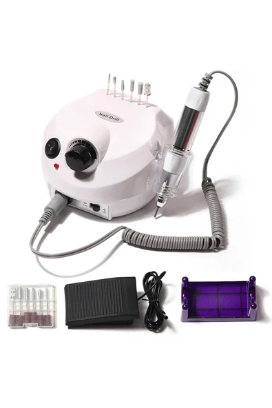 Elektrikli Profesyonel Freze Tırnak Törpü Manikür Pedikür Makinesi Nail 85W 35000 RPM ürün görseli 1