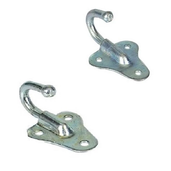 Saçlı U Kanca 8 mm - 2 Adet Galvaniz Kaplama ürün görseli 1