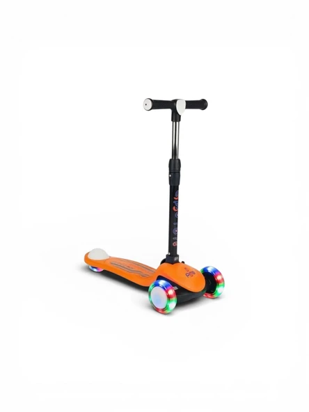 Pro Işıklı ve Katlanabilir 3 Tekerlekli Çocuk Scooter 3+YAŞ 50 KG Kapasite ürün görseli 1