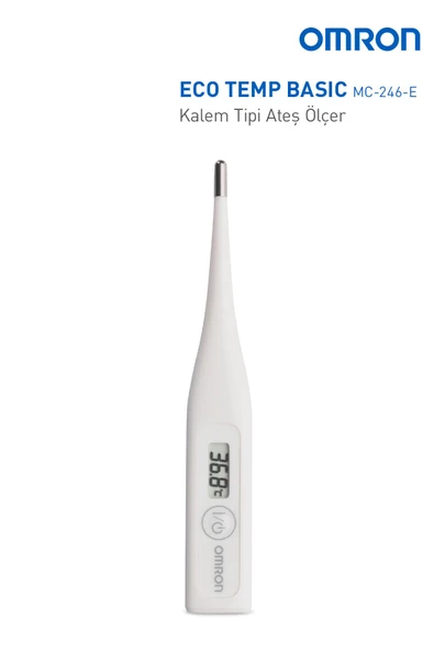 Omron Eco Temp Basic, Suya Dayanıklı Beden Tipi Ateş Ölçer - Resim 2